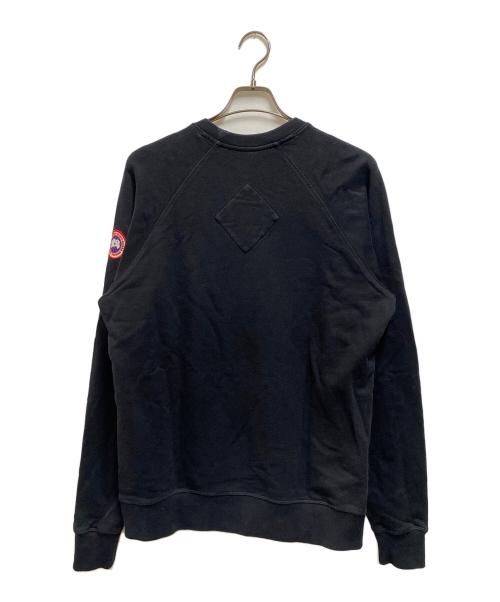 CANADA GOOSE（カナダグース）CANADA GOOSE (カナダグース) ヒューロン クルーネックスウェット ブラック サイズ:Ｍの古着・服飾アイテム