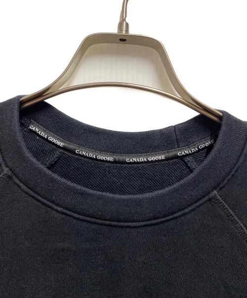 CANADA GOOSE（カナダグース）CANADA GOOSE (カナダグース) ヒューロン クルーネックスウェット ブラック サイズ:Ｍの古着・服飾アイテム