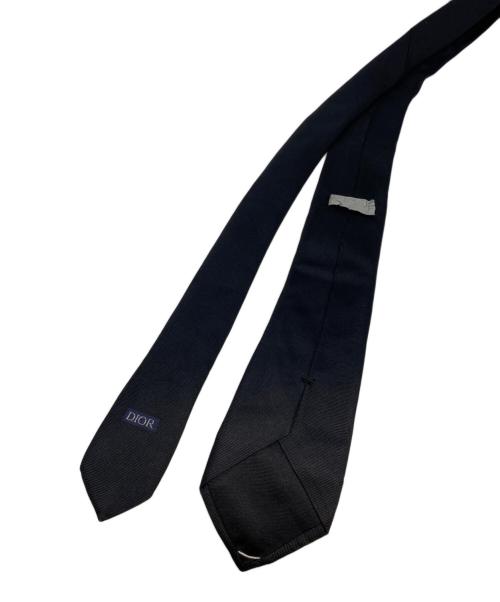 Christian Dior（クリスチャン ディオール）Christian Dior (クリスチャン ディオール) シルクネクタイ ブラック サイズ:実寸サイズ参考の古着・服飾アイテム