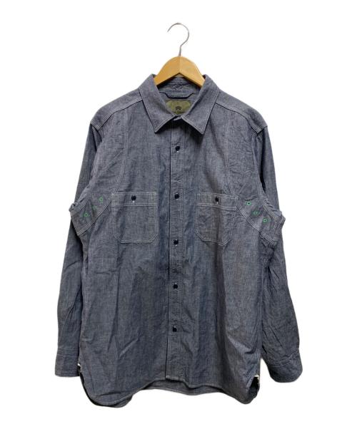 NIGEL CABOURN（ナイジェルケーボン）NIGEL CABOURN (ナイジェルケーボン) NEW MEDICAL SHIRT インディゴ サイズ:50の古着・服飾アイテム