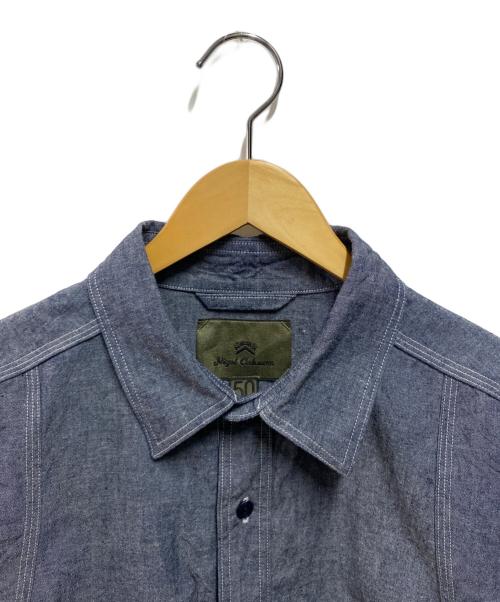 NIGEL CABOURN（ナイジェルケーボン）NIGEL CABOURN (ナイジェルケーボン) NEW MEDICAL SHIRT インディゴ サイズ:50の古着・服飾アイテム