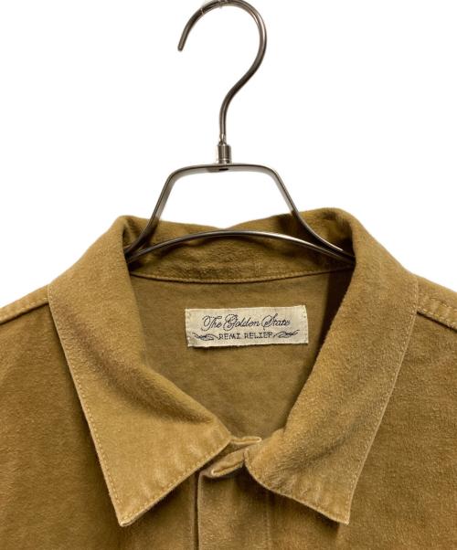 REMI RELIEF（レミレリーフ）REMI RELIEF (レミレリーフ) Trucker Jacket 2nd TYPE ベージュ サイズ:ＸＬの古着・服飾アイテム