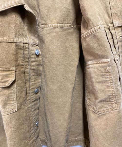 REMI RELIEF（レミレリーフ）REMI RELIEF (レミレリーフ) Trucker Jacket 2nd TYPE ベージュ サイズ:ＸＬの古着・服飾アイテム