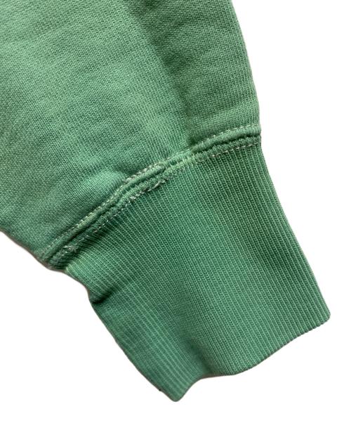 RRL（ダブルアールエル）RRL (ダブルアールエル) Garment Dyed Logo Fleece Sweatshirt グリーン サイズ:Sの古着・服飾アイテム