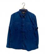 RRLダブルアールエル）の古着「コーデュロイシャツ」｜ブルー