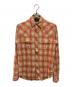 RRL（ダブルアールエル）の古着「チェックシャツ」｜オレンジ
