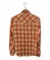 RRL (ダブルアールエル) チェックシャツ オレンジ サイズ:ＸＳ：15000円