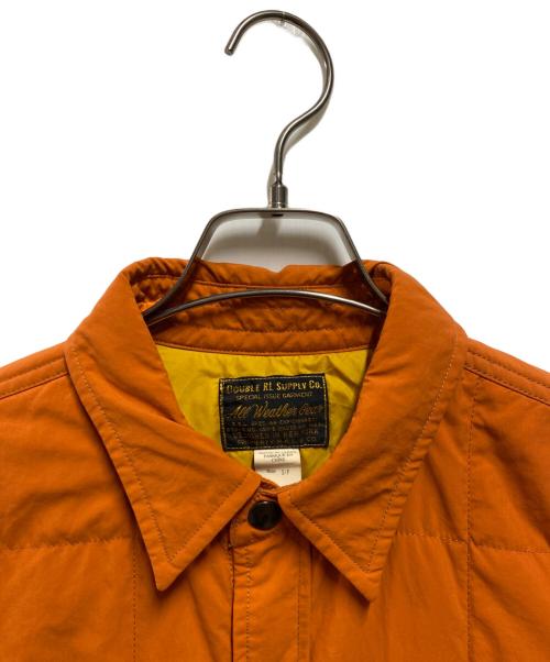 RRL（ダブルアールエル）RRL (ダブルアールエル) キルティングシャツジャケット オレンジ サイズ:Ｓの古着・服飾アイテム
