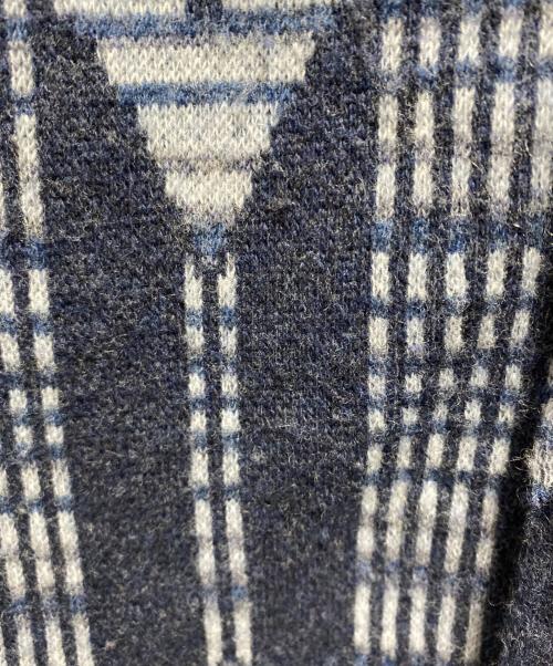 RRL（ダブルアールエル）RRL (ダブルアールエル) ナバホプリントフランネルシャツ ネイビー サイズ:Ｍの古着・服飾アイテム