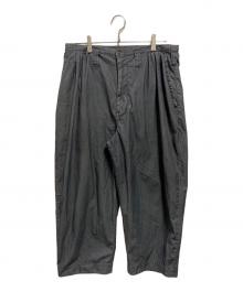 Porter Classic（ポータークラシック）の古着「ポプリンジャズパンツ」｜グレー