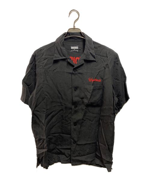 Hysteric Glamour（ヒステリックグラマー）Hysteric Glamour (ヒステリックグラマー) VAMPIRELLA刺繍 ボウリングシャツ ブラック サイズ:Mの古着・服飾アイテム