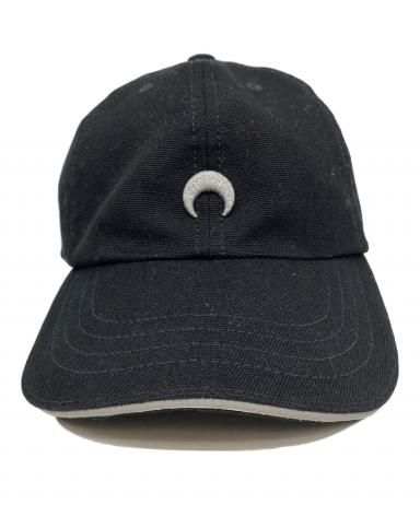 中古・古着通販】MARINE SERRE (マリーンセル) ロゴキャップ ブラック