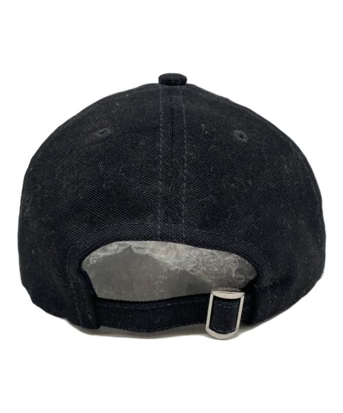 MARINE SERRE（マリーンセル）MARINE SERRE (マリーンセル) ロゴキャップ ブラックの古着・服飾アイテム