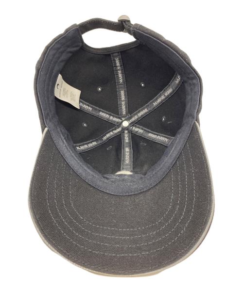 MARINE SERRE（マリーンセル）MARINE SERRE (マリーンセル) ロゴキャップ ブラックの古着・服飾アイテム