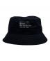 WTAPS (ダブルタップス) UNDERCOVER (アンダーカバー) バケットハット ブラック サイズ:2：8000円