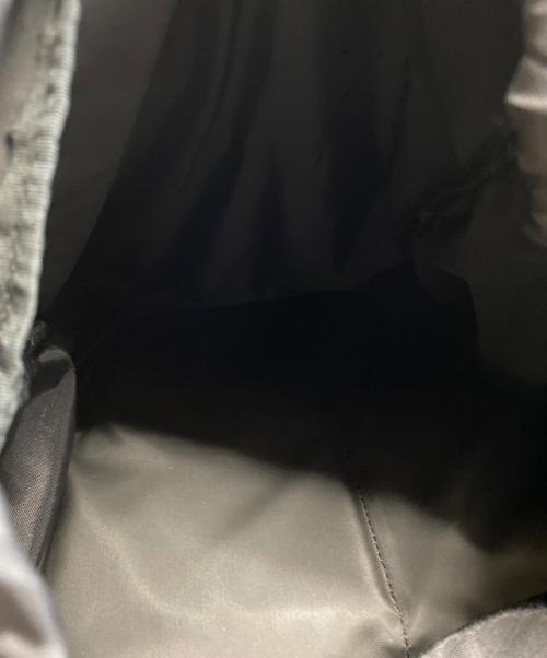 DECADE（ディケイド）DECADE (ディケイド) マットナイロンレザー切替バックパック ブラックの古着・服飾アイテム