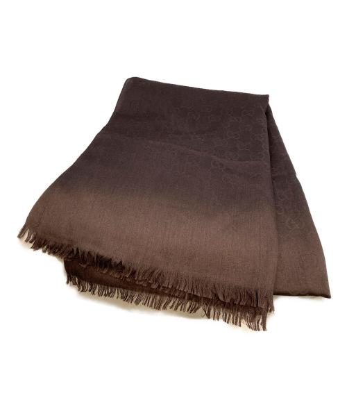 GUCCI（グッチ）GUCCI (グッチ) ストール ブラウンの古着・服飾アイテム