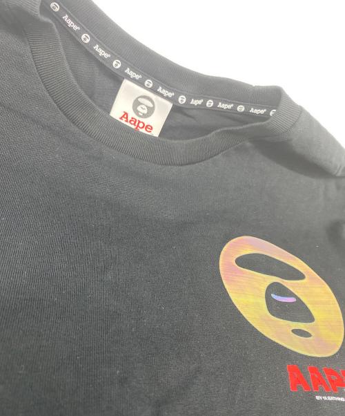 Aape BY A BATHING APE（エーエイプ バイ アベイシングエイプ）Aape BY A BATHING APE (エーエイプ バイ アベイシングエイプ) Tシャツ ブラック サイズ:Ｍの古着・服飾アイテム
