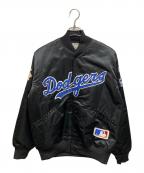 MLBエムエルビー）の古着「スタジャン」｜ブラック