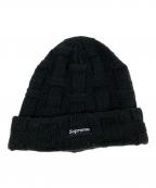 SUPREMEシュプリーム）の古着「Basket Weave Beanie」｜ブラック