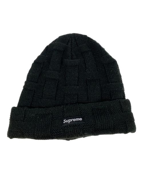 SUPREME（シュプリーム）SUPREME (シュプリーム) Basket Weave Beanie ブラックの古着・服飾アイテム