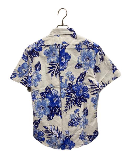 RALPH LAUREN（ラルフローレン）RALPH LAUREN (ラルフローレン) 花柄シャツ ホワイト×ブルー サイズ:Ｍの古着・服飾アイテム