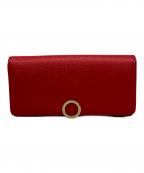 BVLGARIブルガリ）の古着「長財布」｜レッド