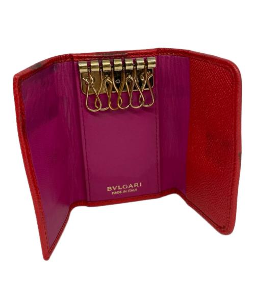 BVLGARI（ブルガリ）BVLGARI (ブルガリ) キーケース レッドの古着・服飾アイテム
