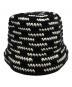 SAINT MICHAEL (セントマイケル) 25SS KNIT BUCKET HAT ブラック×ホワイト サイズ:OS：18000円
