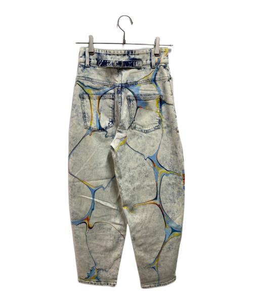 STELLA McCARTNEY（ステラマッカートニー）STELLA McCARTNEY (ステラマッカートニー) プリントデニムパンツ インディゴ サイズ:24の古着・服飾アイテム