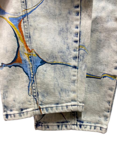 STELLA McCARTNEY（ステラマッカートニー）STELLA McCARTNEY (ステラマッカートニー) プリントデニムパンツ インディゴ サイズ:24の古着・服飾アイテム