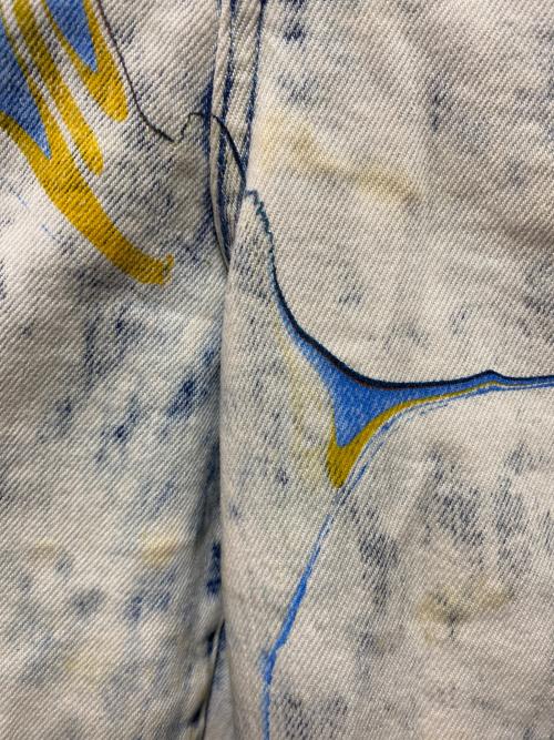 STELLA McCARTNEY（ステラマッカートニー）STELLA McCARTNEY (ステラマッカートニー) プリントデニムパンツ インディゴ サイズ:24の古着・服飾アイテム