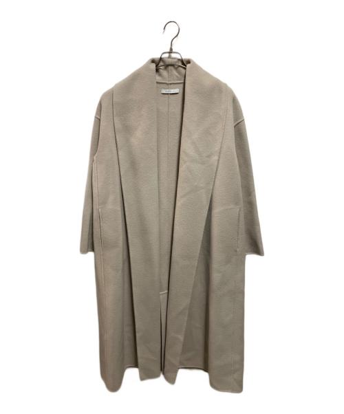 Col Pierrot（コルピエロ）Col Pierrot (コルピエロ) W Face Shawl Coat アイボリー サイズ:ＦＲＥＥの古着・服飾アイテム