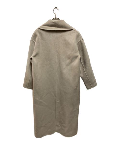 Col Pierrot（コルピエロ）Col Pierrot (コルピエロ) W Face Shawl Coat アイボリー サイズ:ＦＲＥＥの古着・服飾アイテム