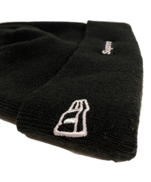 SUPREME（シュプリーム）SUPREME (シュプリーム) New Era (ニューエラ) ニットキャップ ブラックの古着・服飾アイテム