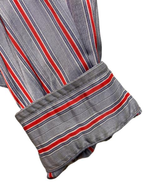 DIESEL（ディーゼル）DIESEL (ディーゼル) C-Razyラップシャツ ブルー×レッド サイズ:38の古着・服飾アイテム