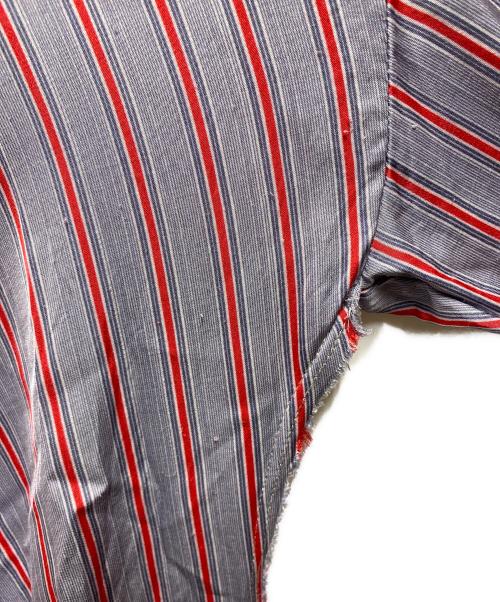 DIESEL（ディーゼル）DIESEL (ディーゼル) C-Razyラップシャツ ブルー×レッド サイズ:38の古着・服飾アイテム