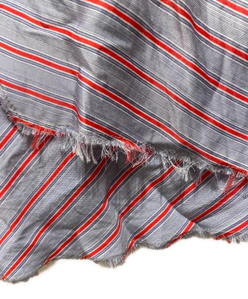 DIESEL（ディーゼル）DIESEL (ディーゼル) C-Razyラップシャツ ブルー×レッド サイズ:38の古着・服飾アイテム