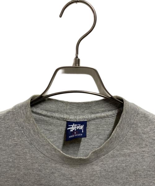 stussy（ステューシー）stussy (ステューシー) ドラゴンプリントTシャツ グレー サイズ:Sの古着・服飾アイテム