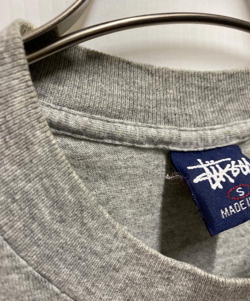 stussy（ステューシー）stussy (ステューシー) ドラゴンプリントTシャツ グレー サイズ:Sの古着・服飾アイテム