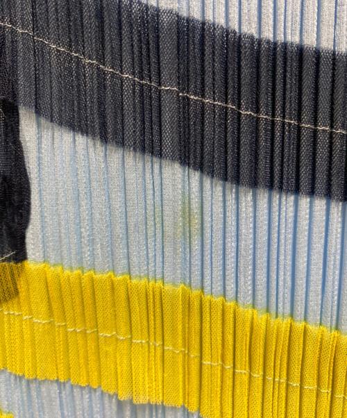 PLEATS PLEASE（プリーツプリーズ）PLEATS PLEASE (プリーツプリーズ) プリーツデザインドレスワンピース ブルー サイズ:2の古着・服飾アイテム