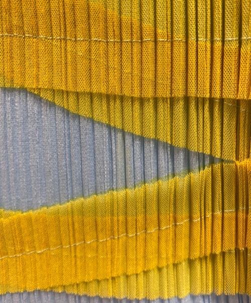 PLEATS PLEASE（プリーツプリーズ）PLEATS PLEASE (プリーツプリーズ) プリーツデザインドレスワンピース ブルー サイズ:2の古着・服飾アイテム