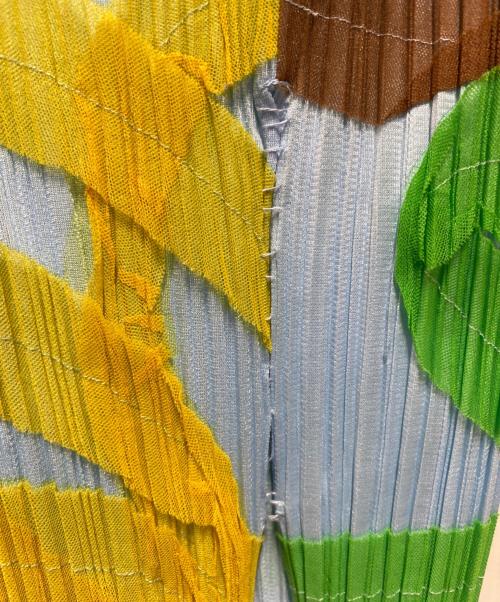 PLEATS PLEASE（プリーツプリーズ）PLEATS PLEASE (プリーツプリーズ) プリーツデザインドレスワンピース ブルー サイズ:2の古着・服飾アイテム