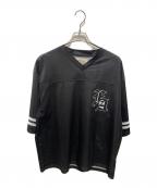 BEAMSビームス）の古着「FUTURE ARCHIVE / MESH T-SHIRTS」｜ブラック