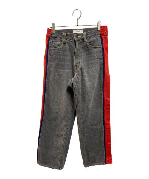 FACTOTUM（ファクトタム）FACTOTUM (ファクトタム) BASKETBALL DENIM PANTS グレー サイズ:1の古着・服飾アイテム