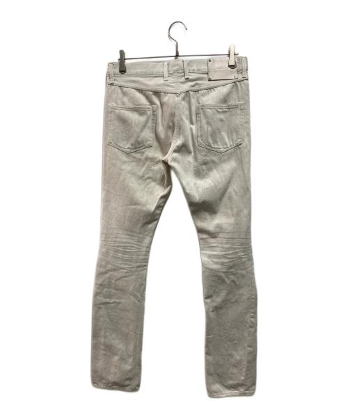 ISAMU KATAYAMA BACKLASH（イサムカタヤマ・バックラッシュ）ISAMU KATAYAMA BACKLASH (イサムカタヤマ・バックラッシュ) ホワイト デニム クラッシュ ホワイト サイズ:Ｍの古着・服飾アイテム