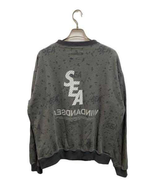 WIND AND SEA（ウィンダンシー）WIND AND SEA (ウィンダンシー) DN-CAMO CREW NECK ブラック サイズ:Ⅼの古着・服飾アイテム