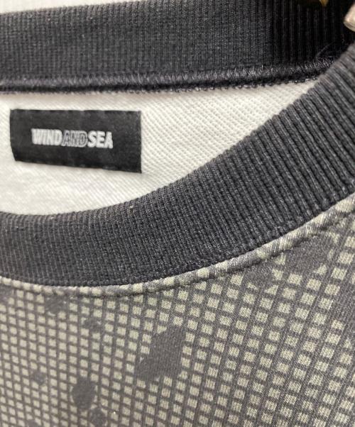 WIND AND SEA（ウィンダンシー）WIND AND SEA (ウィンダンシー) DN-CAMO CREW NECK ブラック サイズ:Ⅼの古着・服飾アイテム
