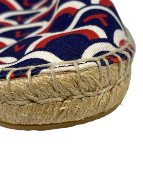 VALENTINO（ヴァレンティノ）VALENTINO (ヴァレンティノ) エスパドリーユ ネイビー サイズ:39の古着・服飾アイテム