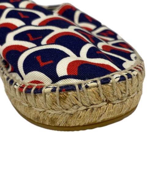 VALENTINO（ヴァレンティノ）VALENTINO (ヴァレンティノ) エスパドリーユ ネイビー サイズ:39の古着・服飾アイテム